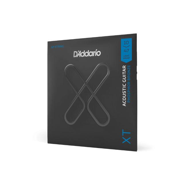 10-47 Light 12-String, XT Phosphor Bronze Coated Acoustic Guitar Strings 