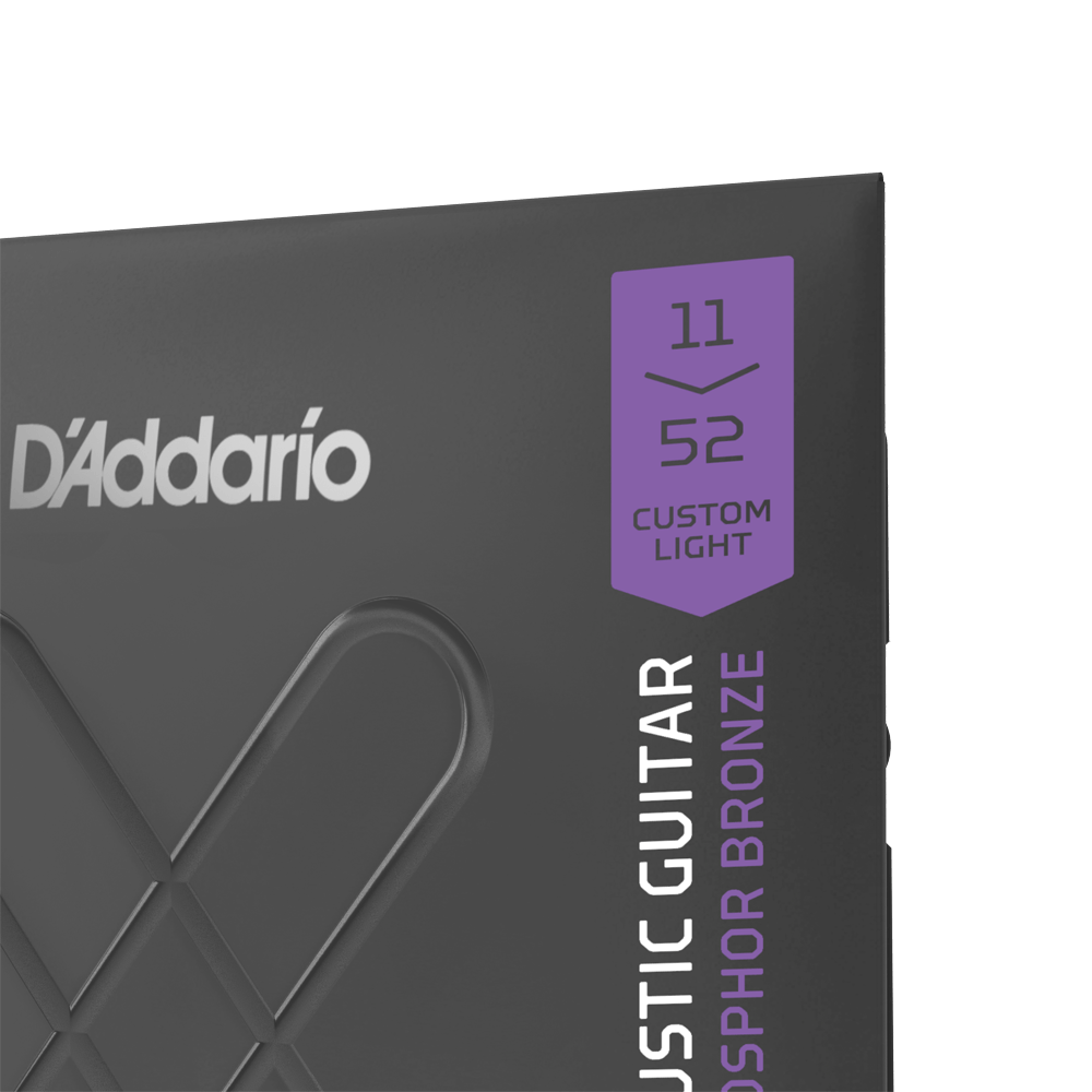 11-52 Custom Light, XT Phosphor Bronze Coated Acoustic Guitar Strings