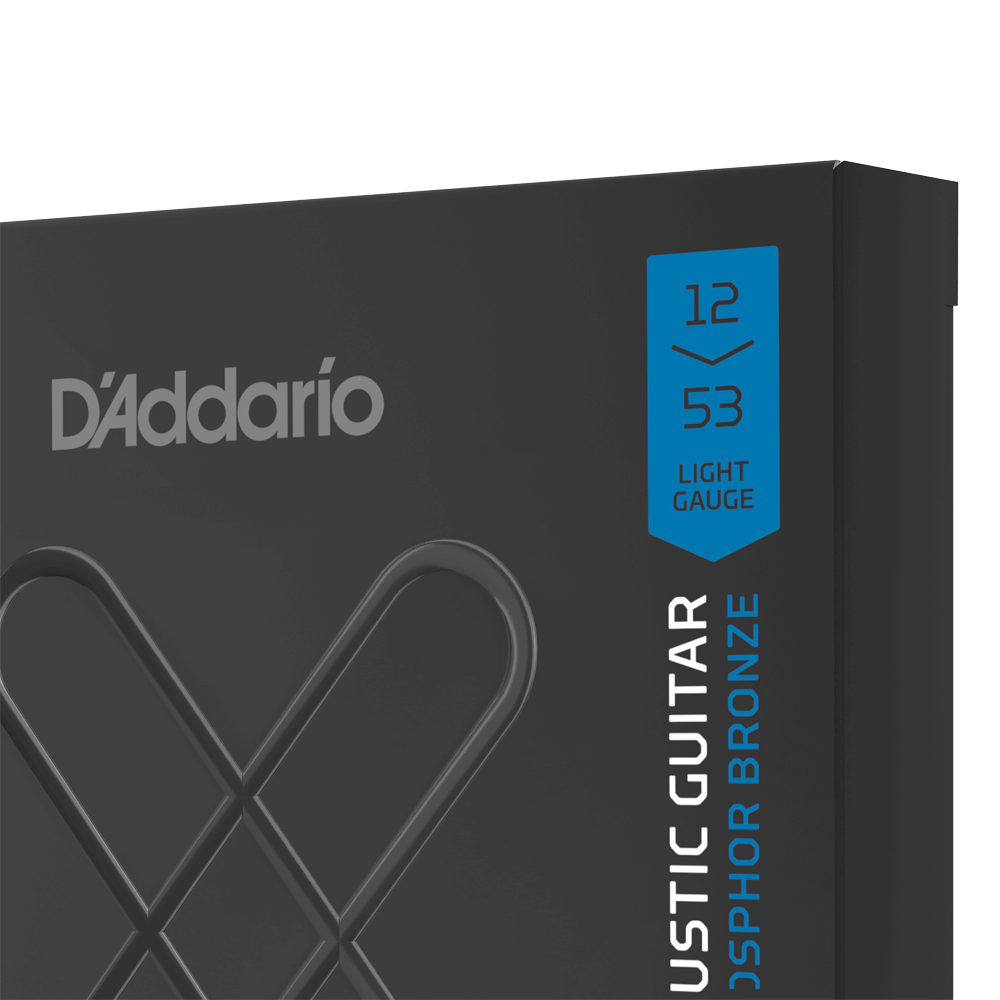 12-53 Light, XT Phosphor Bronze Coated Acoustic Guitar Strings 3-Pack