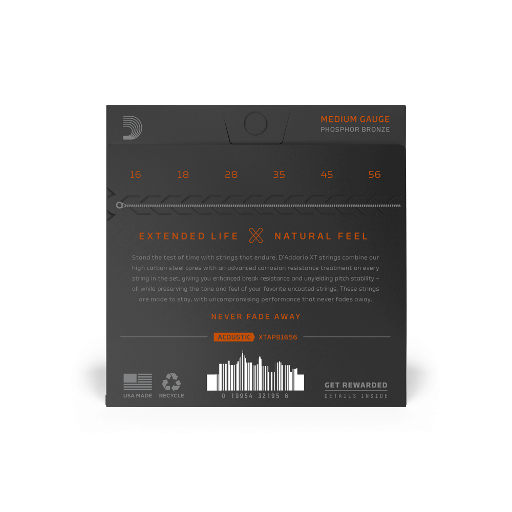 16-56 Medium Resophonic, XT Phosphor Bronze Coated Resophonic Guitar Strings