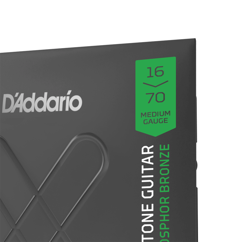 16-70 Medium Baritone, XT Phosphor Bronze Coated Acoustic Guitar Strings