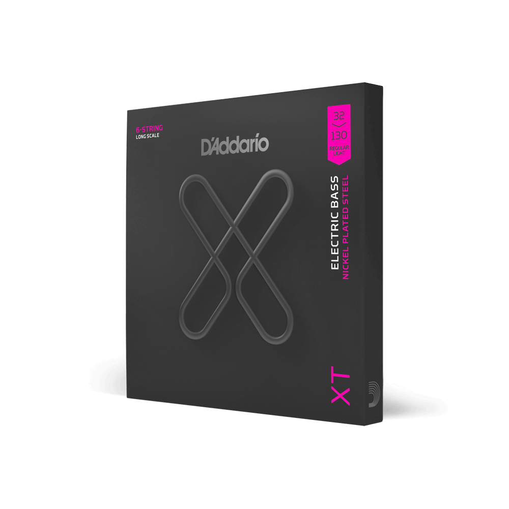 32-130 Regular Light 6-String, Long Scale, XT Nickel Coated Bass Strings 