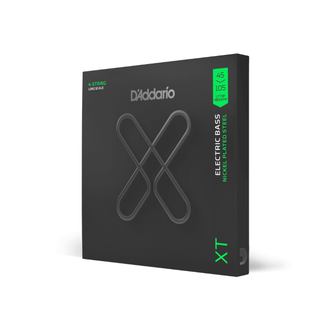 45-105 Regular Light Top/Medium Bottom, Long Scale, XT Nickel Coated Bass Strings