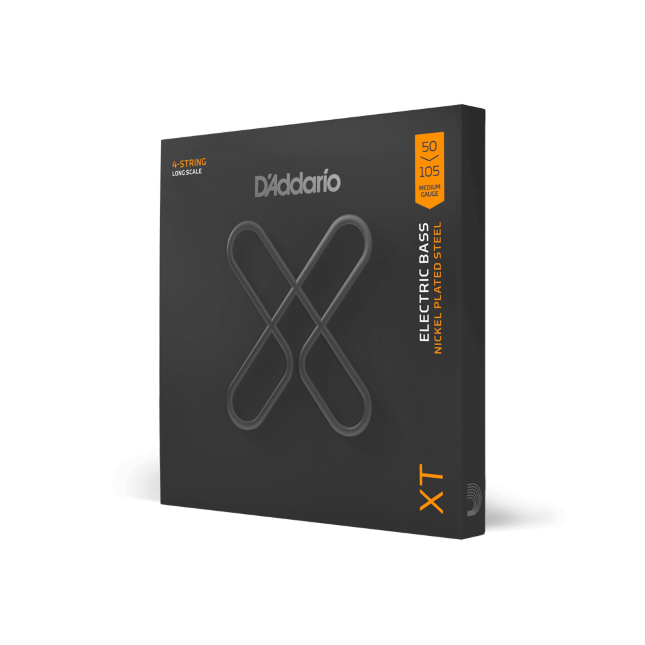 50-105 Medium, Long Scale, XT Nickel Coated Bass Strings