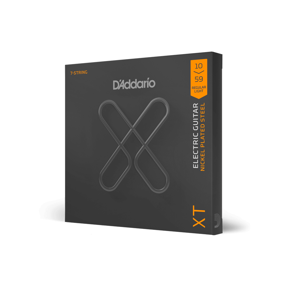 10-59 Regular Light 7-String, XT Nickel Coated Electric Guitar Strings