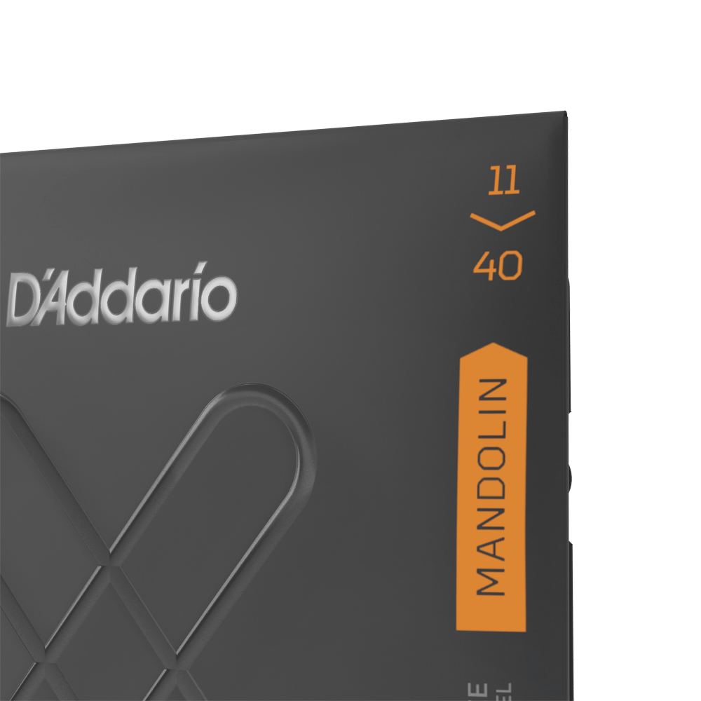 D'Addario XTM1140 XT Phosphor Bronze Mandolin Strings, Medium, 11-40