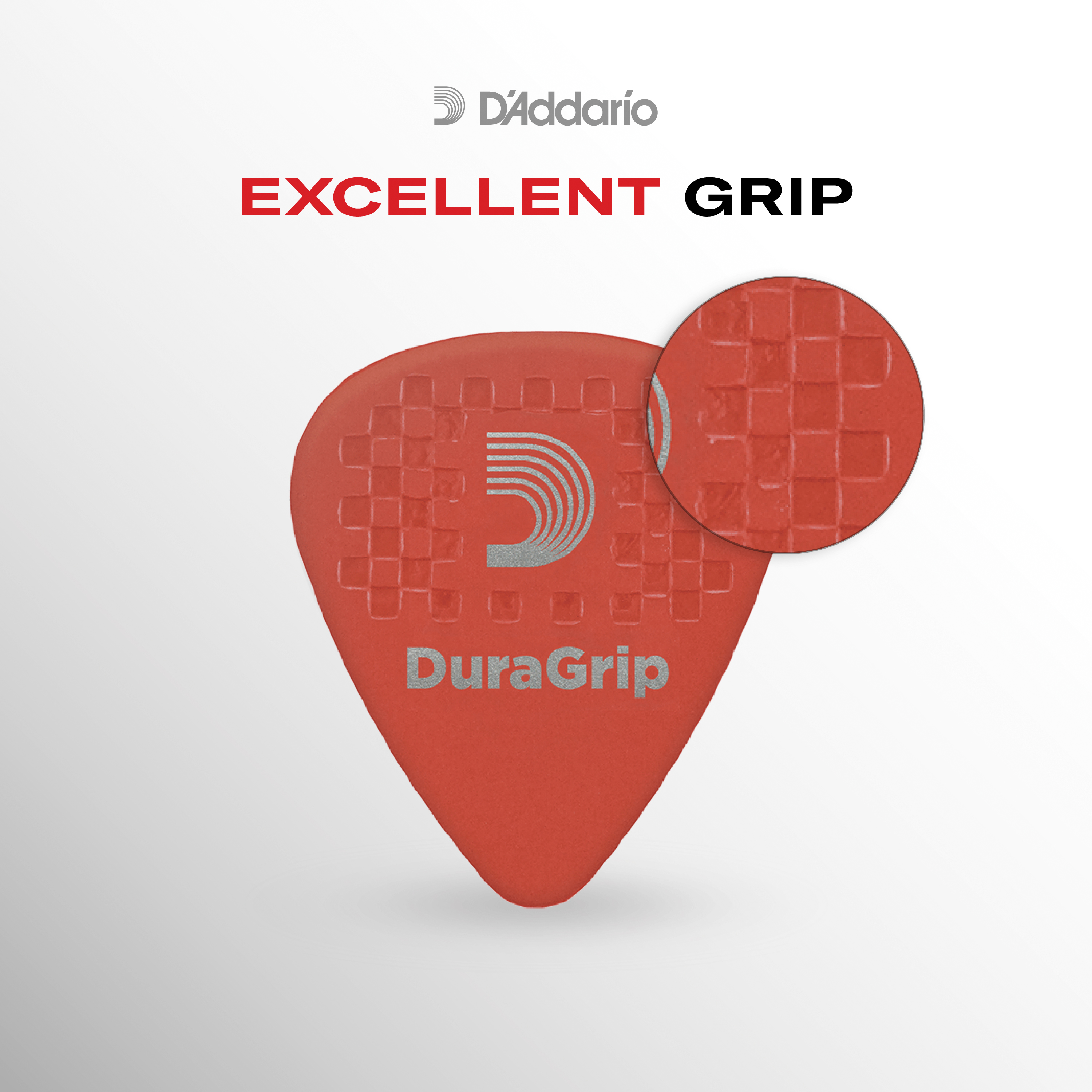 D'Addario Duralin Precision Guitar Picks, Medium/Heavy, 10 pack