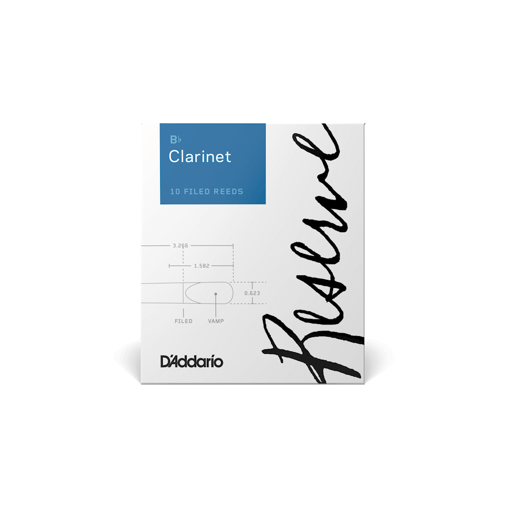 10-pack Strength 3.5+ DAddario Reserve Evolution Bb Clarinet Reeds