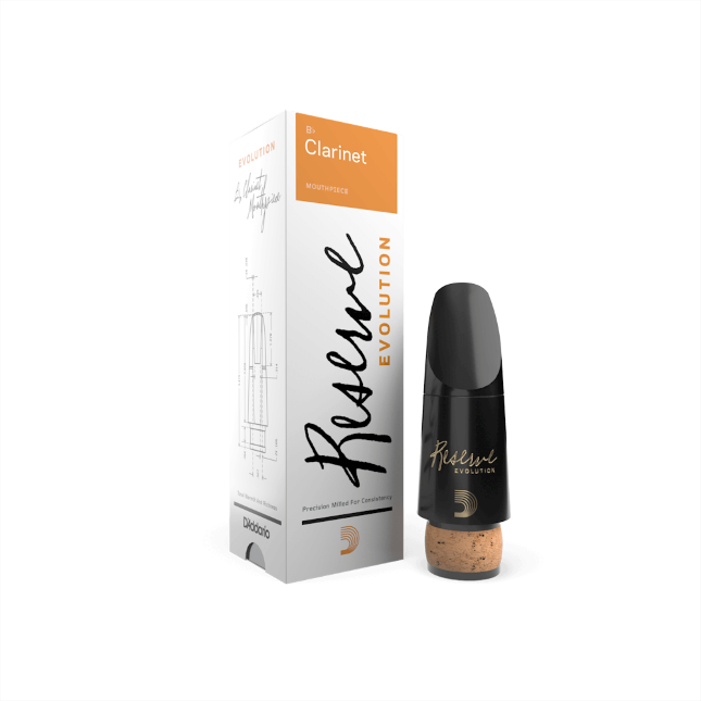 D'Addario Reserve Evolution Bb Clarinet Mouthpiece, EV10