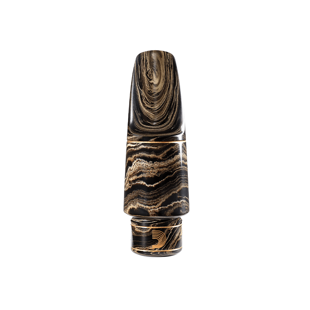 D'Addario Select Jazz Marble Alto Saxophone Mouthpiece, D6M-MB