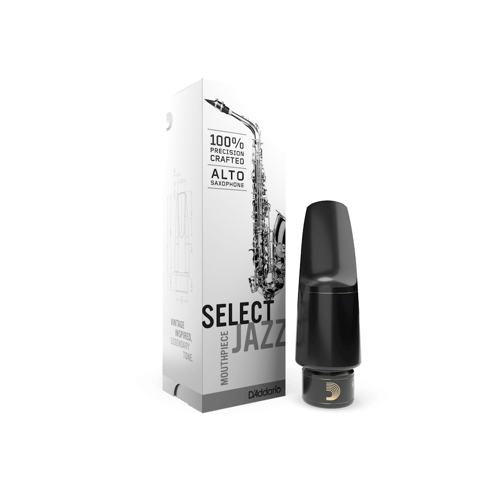 D'Addario Select Jazz Alto Saxophone Mouthpiece, D6M