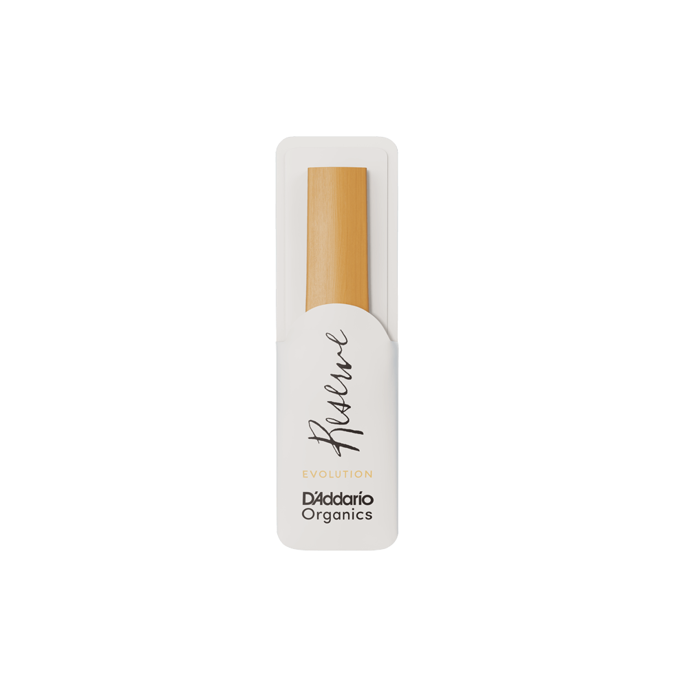 D'Addario Organic Reserve Evolution Bb Clarinet Reeds, Strength 3.5, Individually-Sealed, 10-Pack