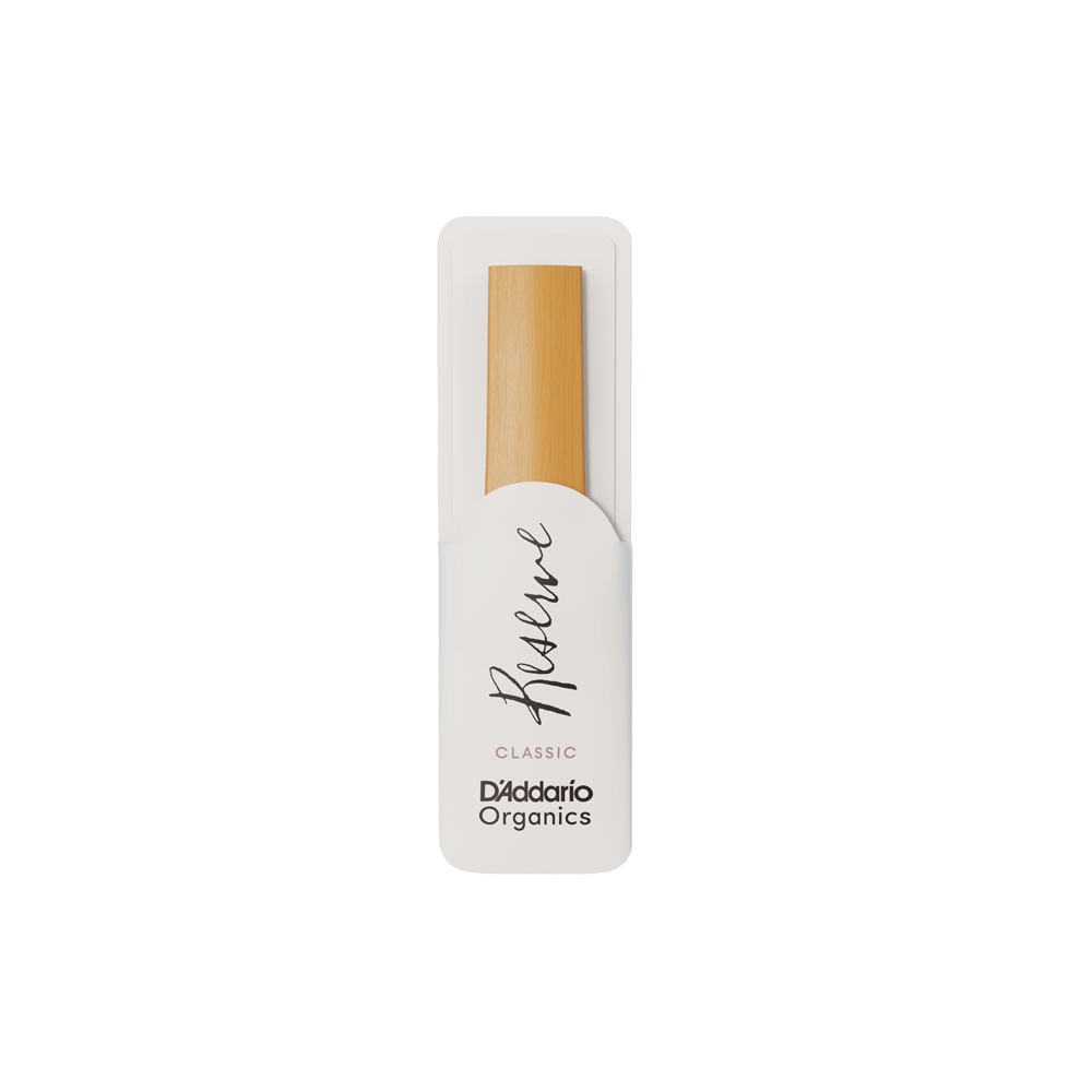 D'Addario Organic Reserve Classic Bb Clarinet Reeds, Strength 3.5, Individually-Sealed, 10-Pack
