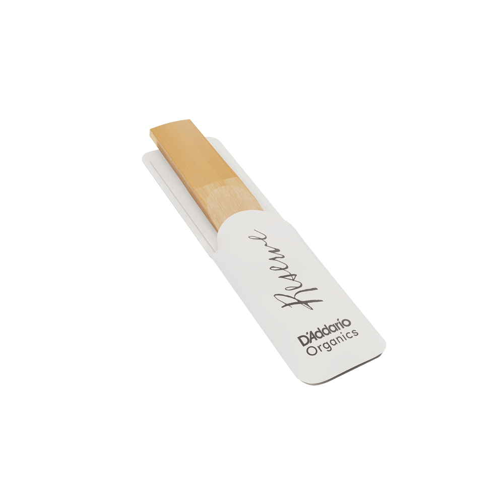 D'Addario Organic Reserve Soprano Saxophone Reeds, Strength 3.0+, Individually-Sealed, 10-Pack