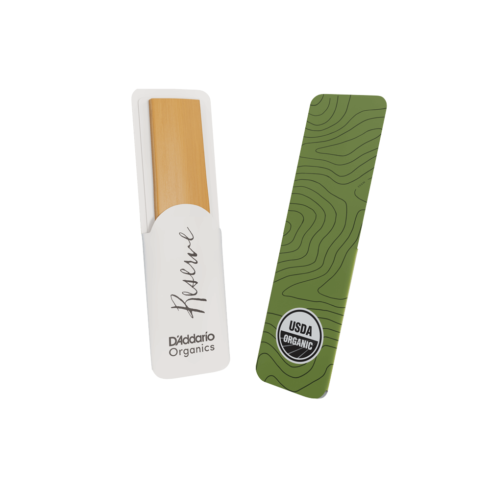 D'Addario Organic Reserve Alto Saxophone Reeds, Strength 3.0+, Individually-Sealed, 10-Pack