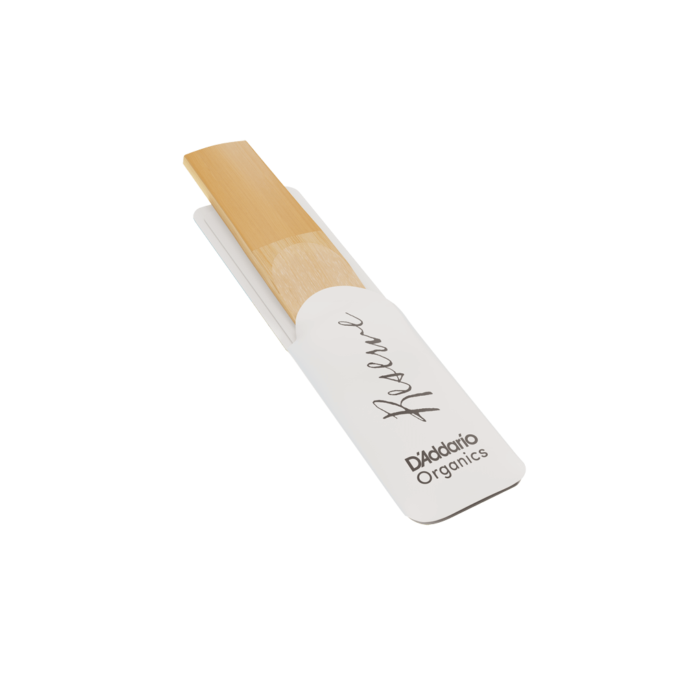 D'Addario Organic Reserve Alto Saxophone Reeds, Strength 3.0+, Individually-Sealed, 10-Pack