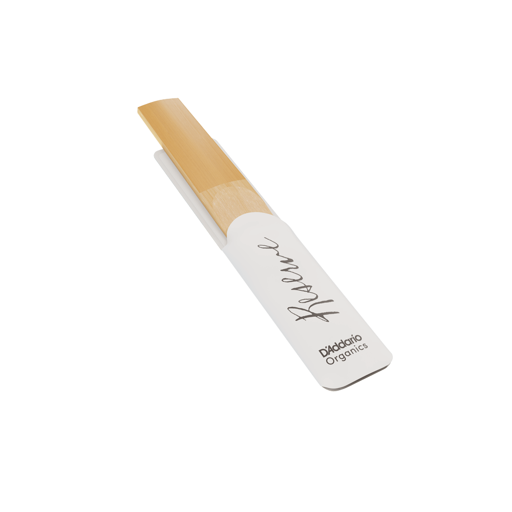 D'Addario Organic Reserve Baritone Saxophone Reeds, Strength 3.5, Individually-Sealed, 5-Pack