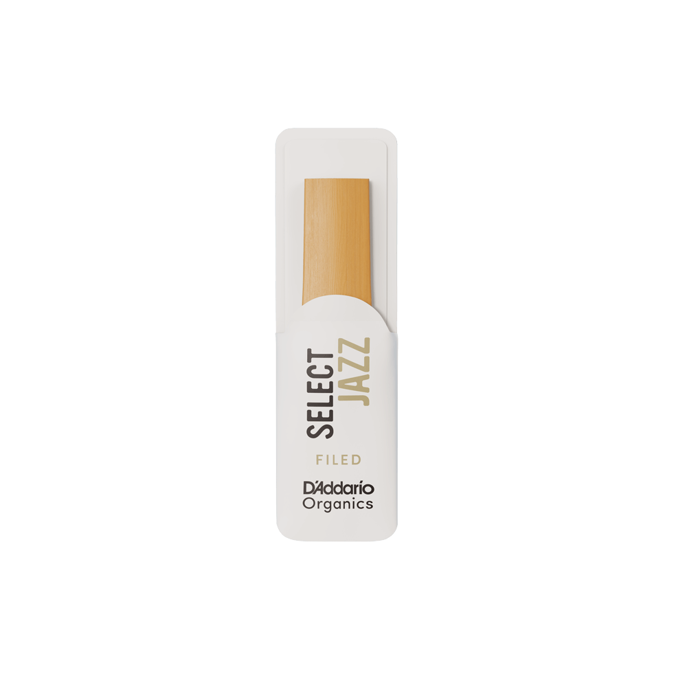 D'Addario Organic Select Jazz Filed Soprano Saxophone Reeds, Strength 3 Soft, Individually-Sealed, 10-Pack