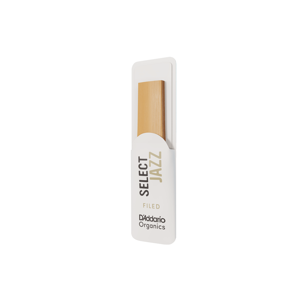 D'Addario Organic Select Jazz Filed Soprano Saxophone Reeds, Strength 3 Soft, Individually-Sealed, 10-Pack