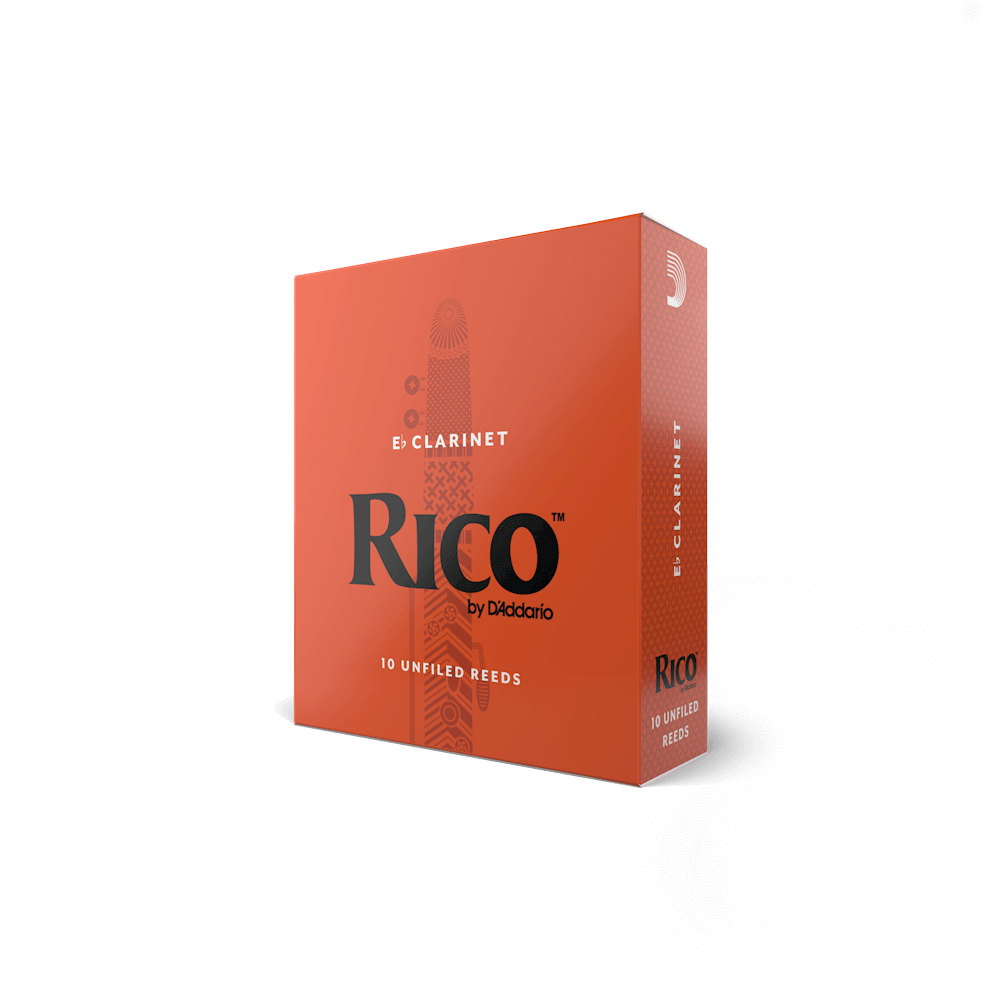 Rico by D'Addario Eb Clarinet Reeds, Strength 2, 10-pack