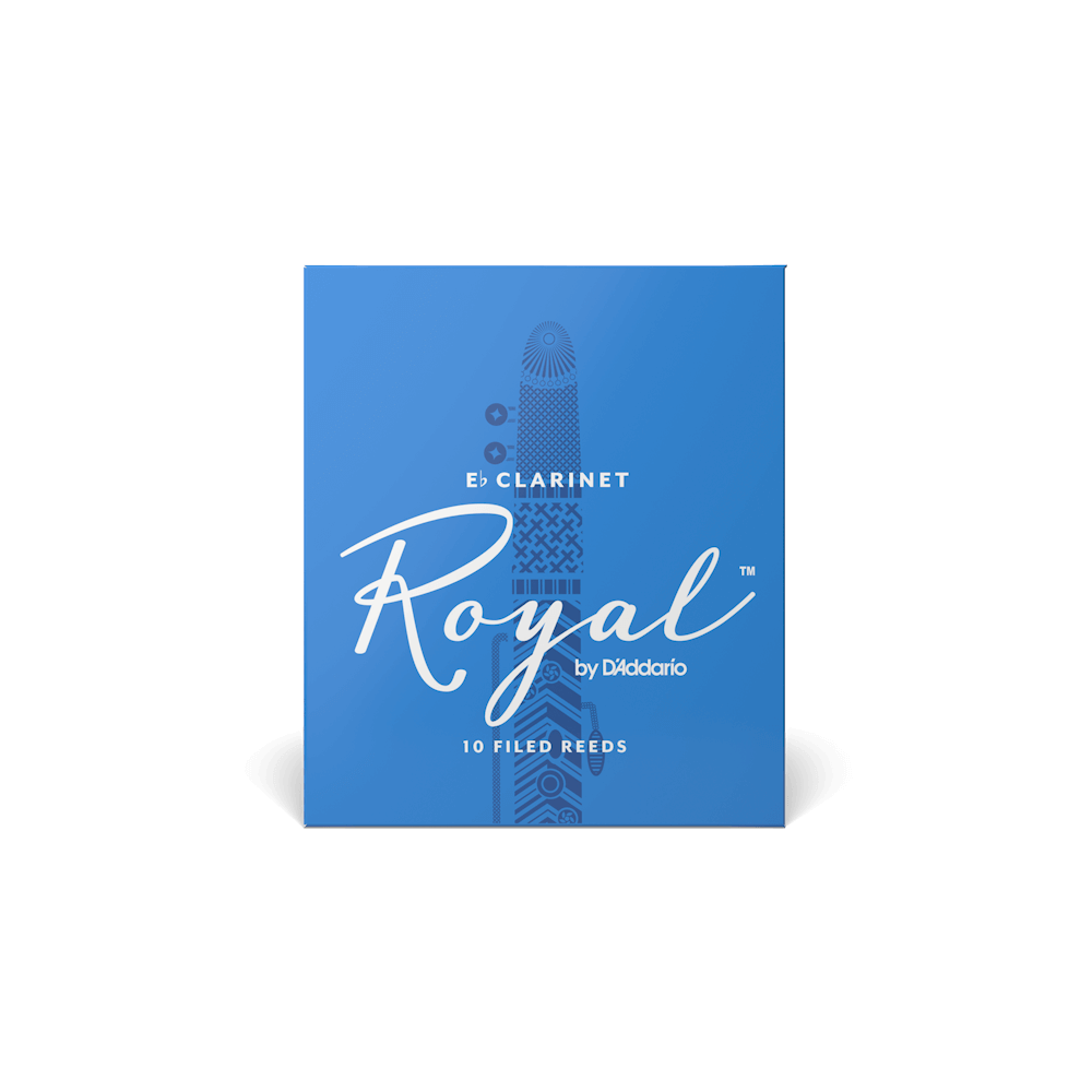 Royal by D'Addario Eb Clarinet Reeds, Strength 2, 10-pack