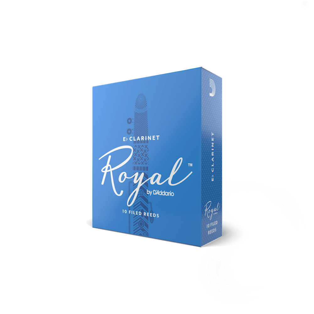 Royal by D'Addario Eb Clarinet Reeds, Strength 2, 10-pack