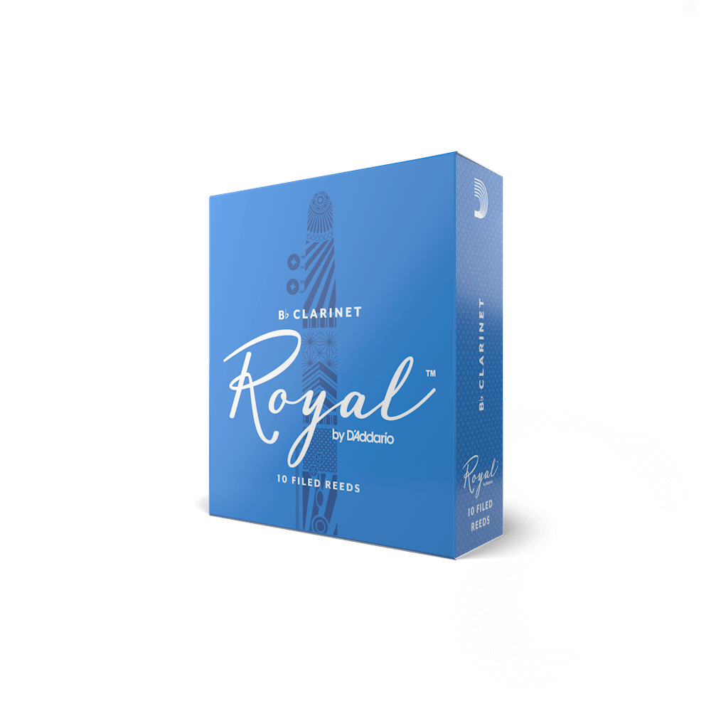 Royal by D'Addario Bb Clarinet Reeds, Strength 1.5, 10-pack