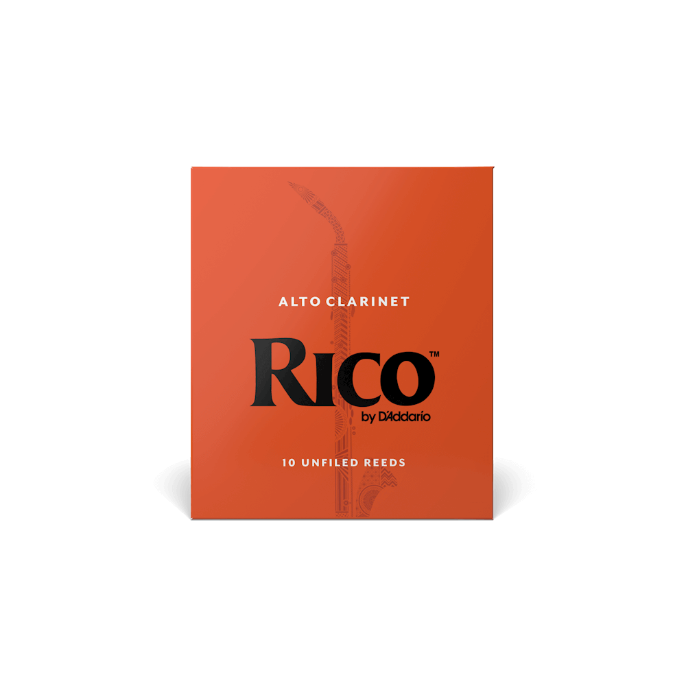 Rico by D'Addario Alto Clarinet Reeds, Strength 3, 10 Pack