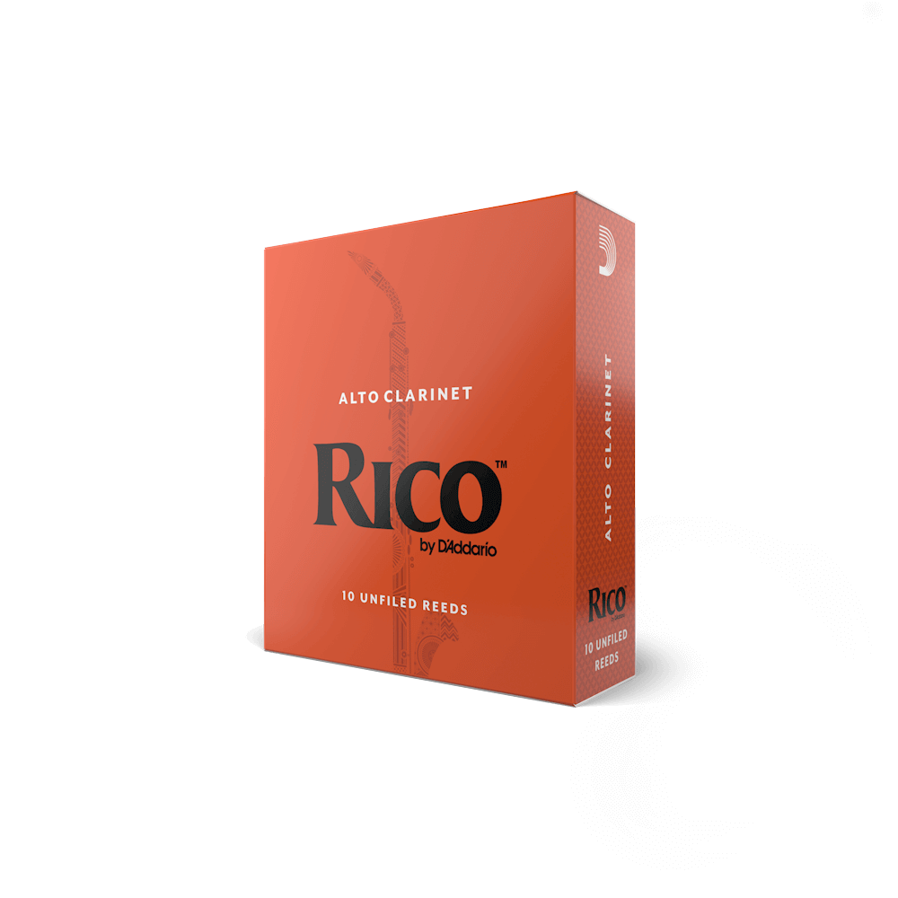 Rico by D'Addario Alto Clarinet Reeds, Strength 3, 10 Pack