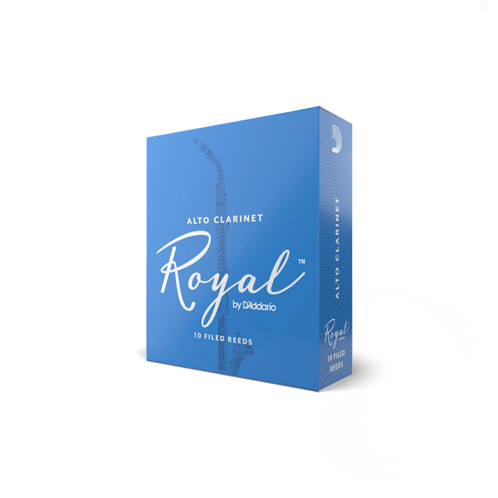 Royal by D'Addario Alto Clarinet Reeds, Strength 1.5, 10 Pack