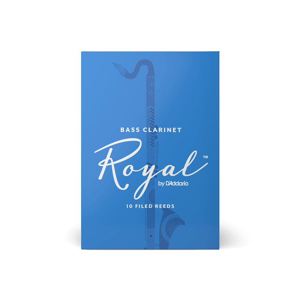Royal by D'Addario Bass Clarinet Reeds, Strength 3, 10 Pack