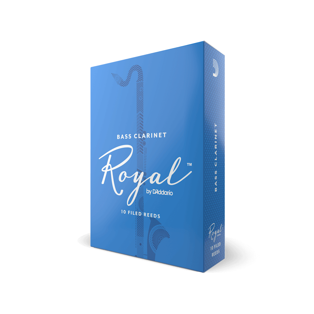Royal by D'Addario Bass Clarinet Reeds, Strength 3, 10 Pack