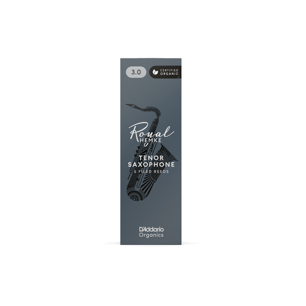 Royal Hemke Tenor Saxophone Reeds, Strength 3.0, 5-pack