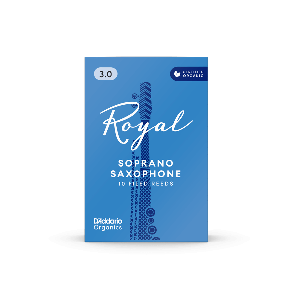 Royal by D'Addario Soprano Sax Reeds, Strength 3, 10-pack