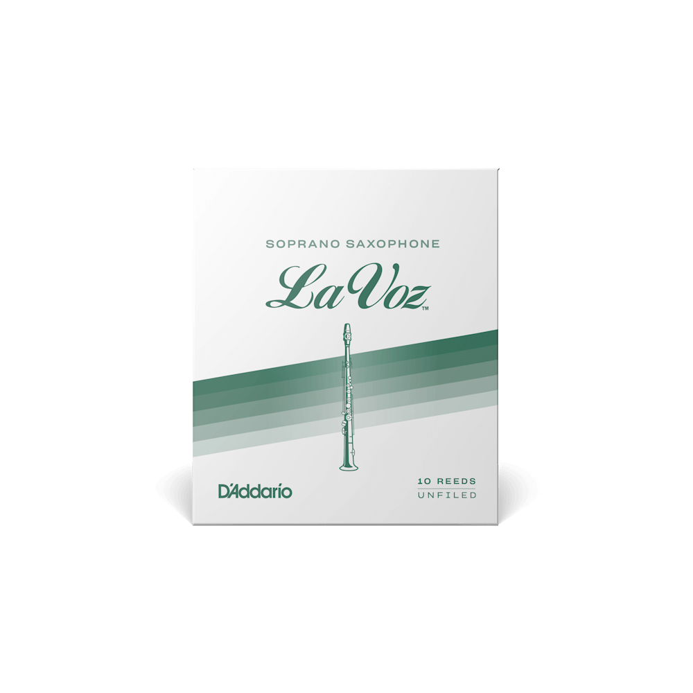 La Voz Soprano Saxophone Reeds, Medium Soft, 10 Pack