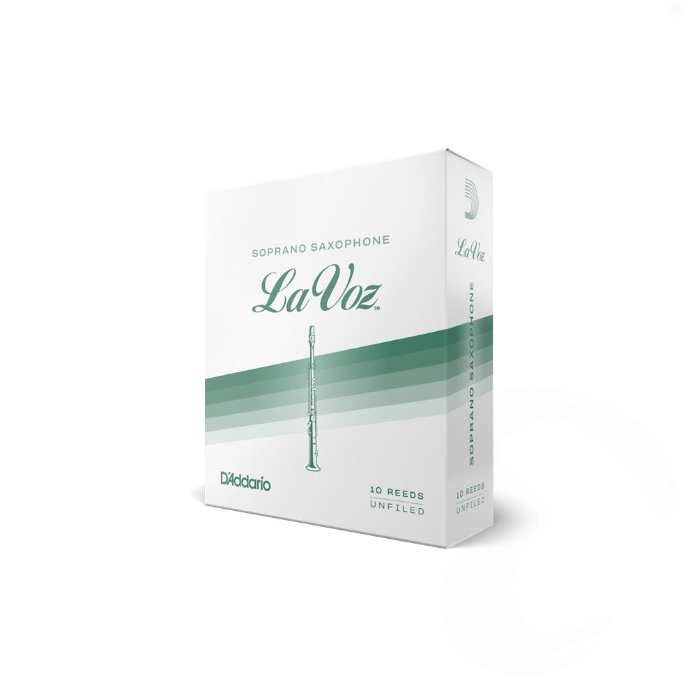 La Voz Soprano Saxophone Reeds, Medium Soft, 10 Pack