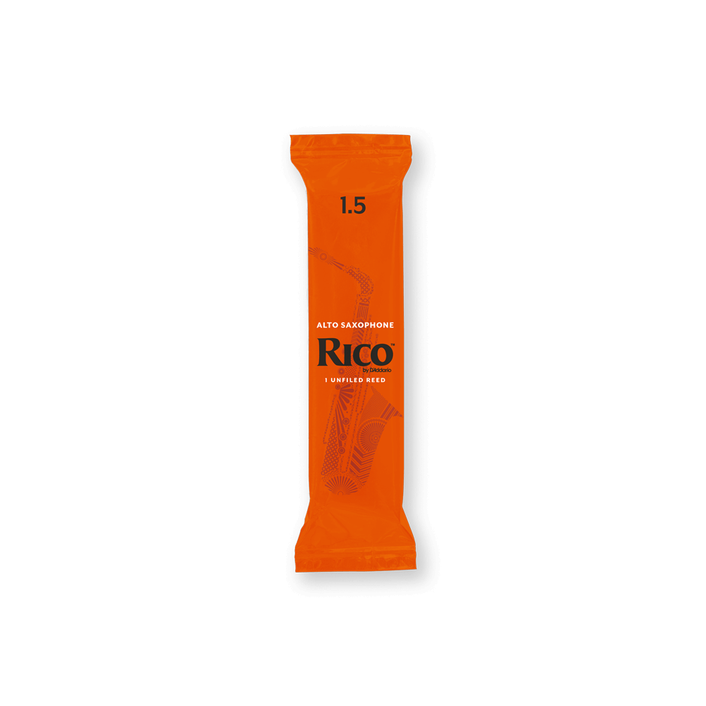 Rico by D'Addario Alto Saxophone Reeds, Strength 1.5, 50-pack