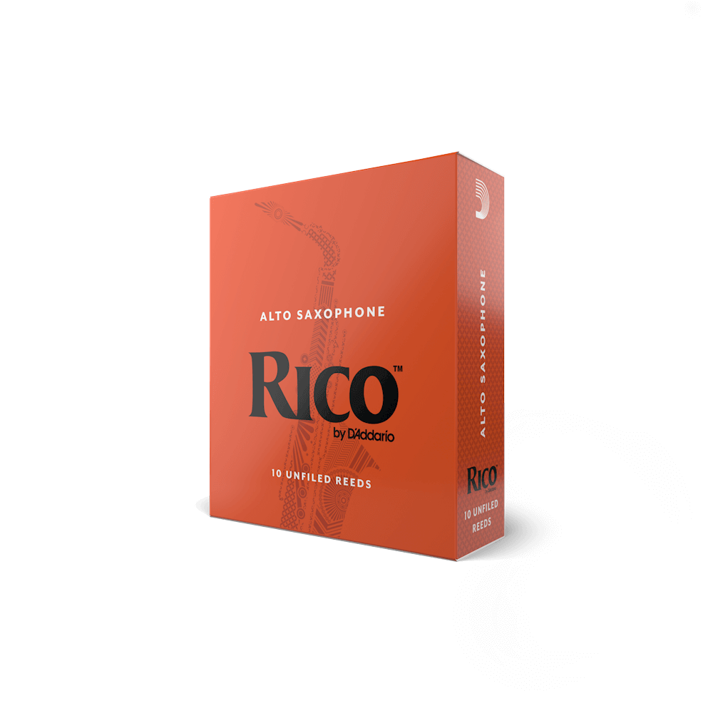 Rico by D'Addario Alto Sax Reeds, Strength 2.5, 10-pack