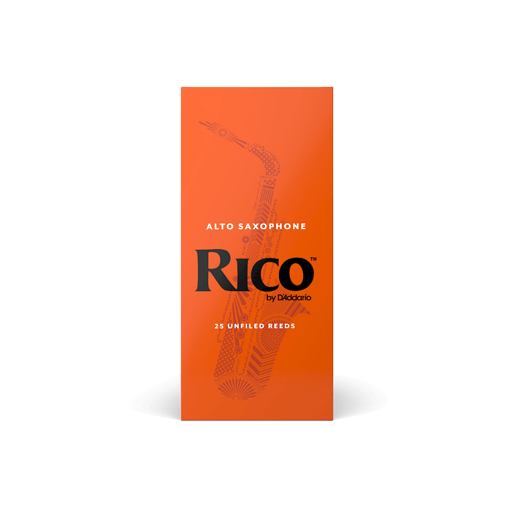 Rico by D'Addario Alto Sax Reeds, Strength 2.5, 25-pack