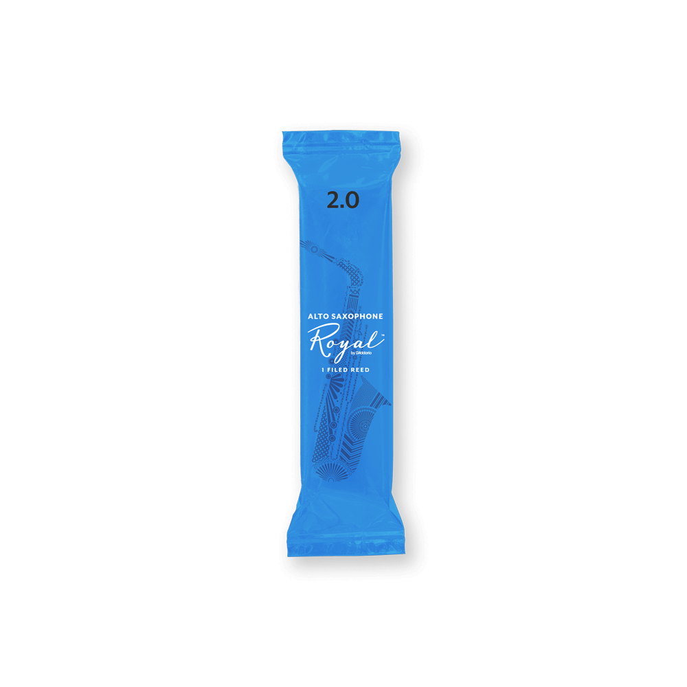 Royal by D'Addario Alto Sax Reeds, #2.0, 25-Count Single Reeds