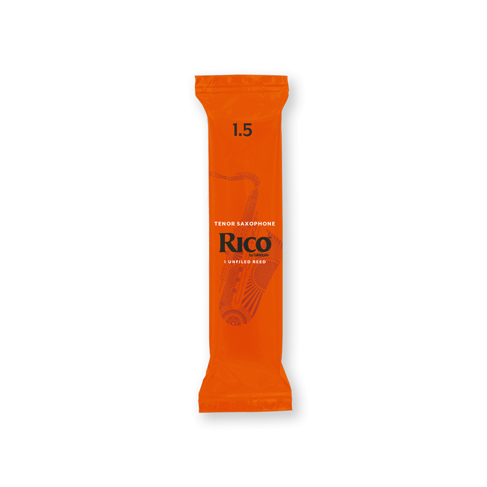 Rico by D'Addario Tenor Saxophone Reeds, Strength 1.5, 50-pack
