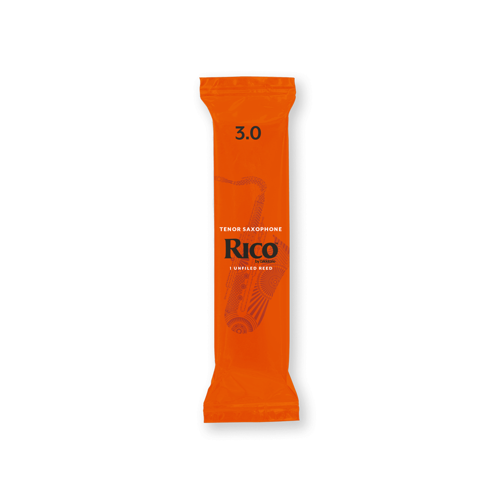 Rico by D'Addario Tenor Saxophone Reeds, Strength 3.0, 50-pack