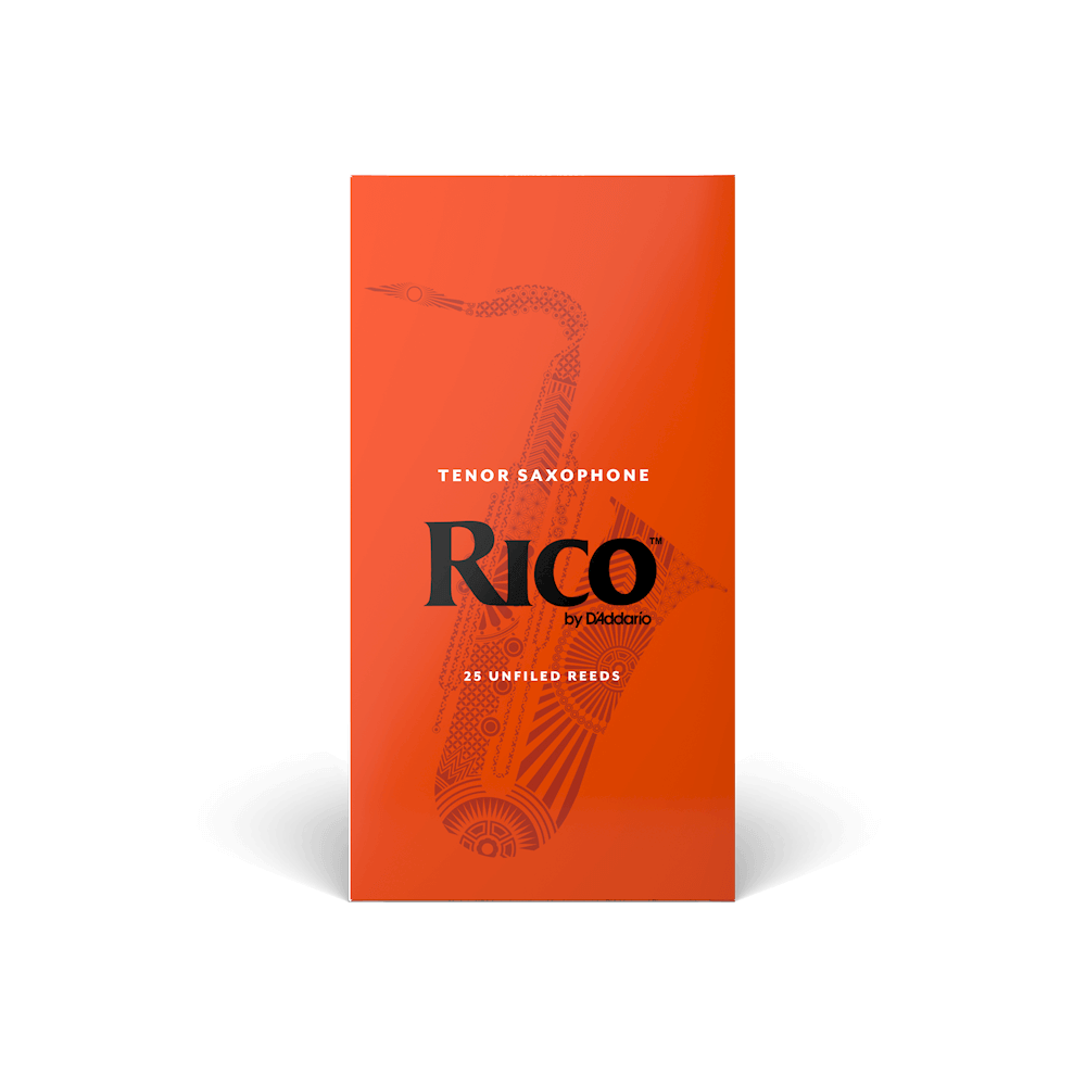 Rico by D'Addario Tenor Sax Reeds, Strength 3.5, 25-pack