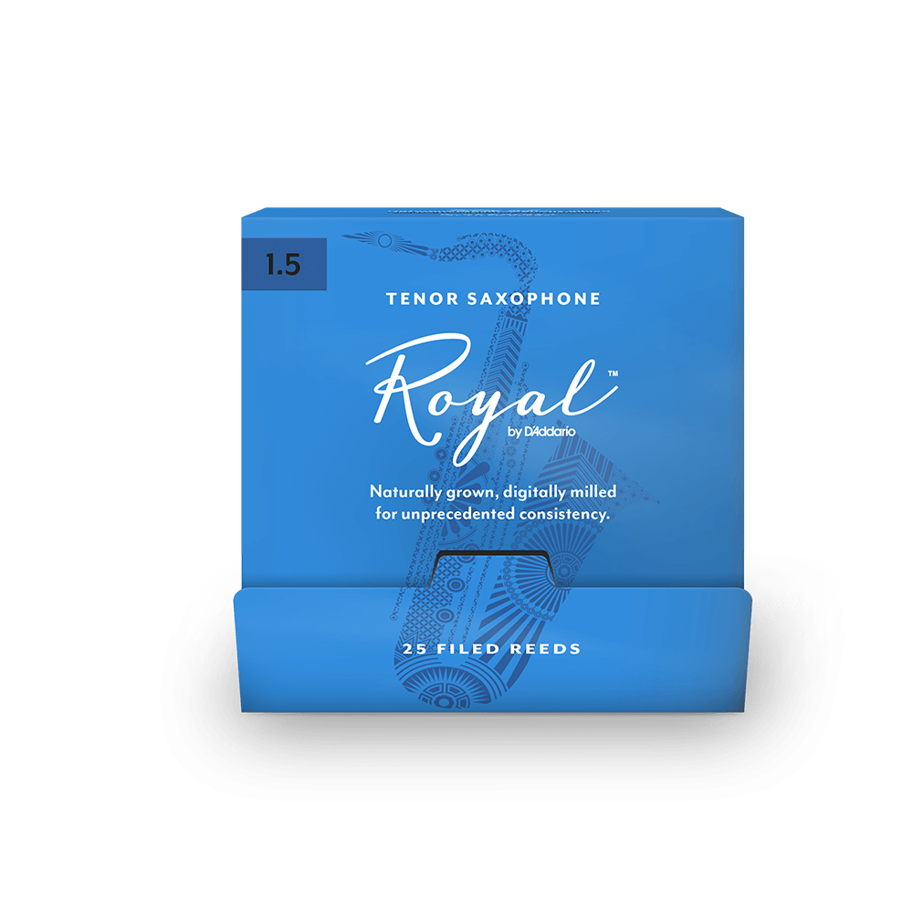 Royal by D'Addario Tenor Saxophone Reeds, #1.5, 25-Count Single Reeds