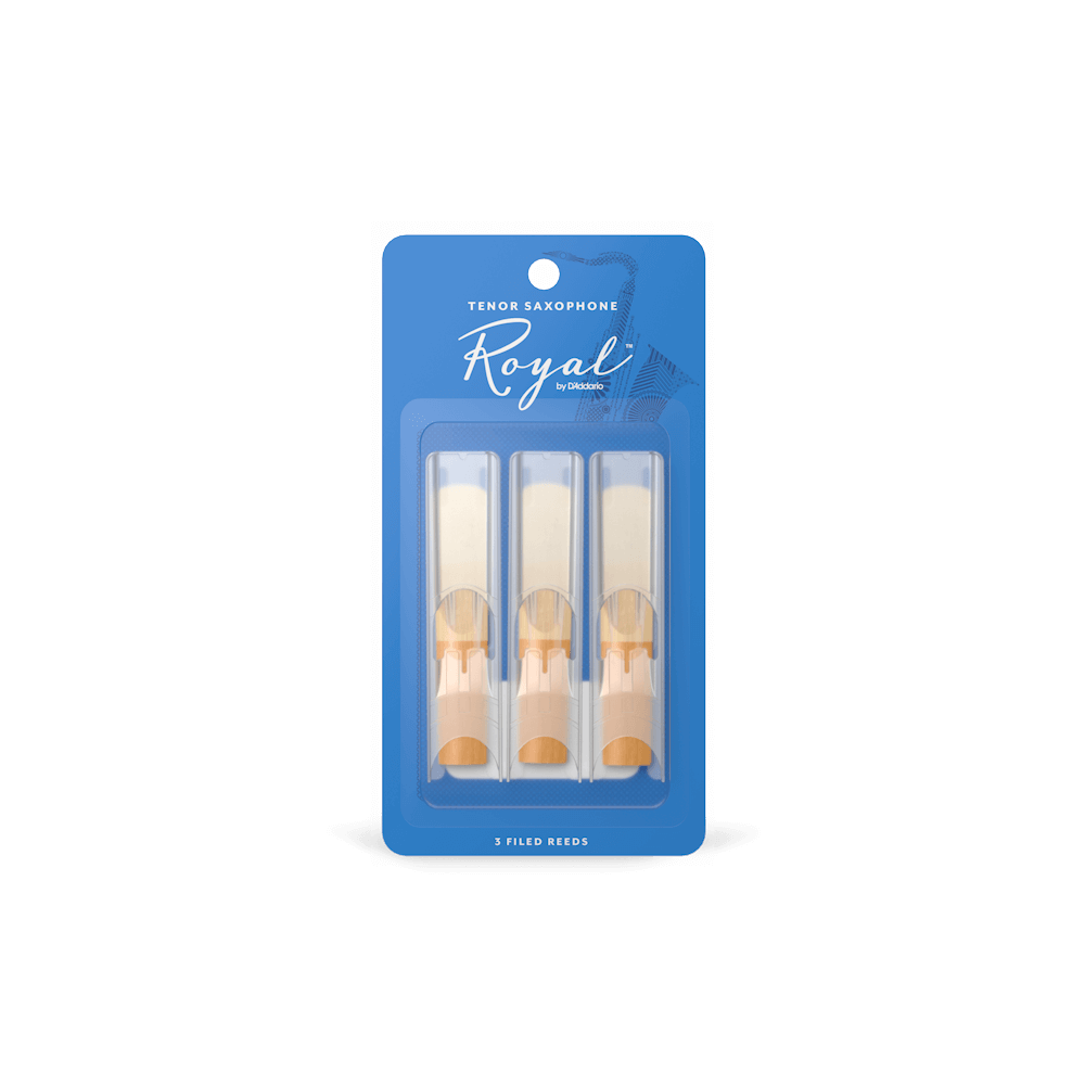 Royal by D'Addario Tenor Sax Reeds, Strength 2, 3-pack