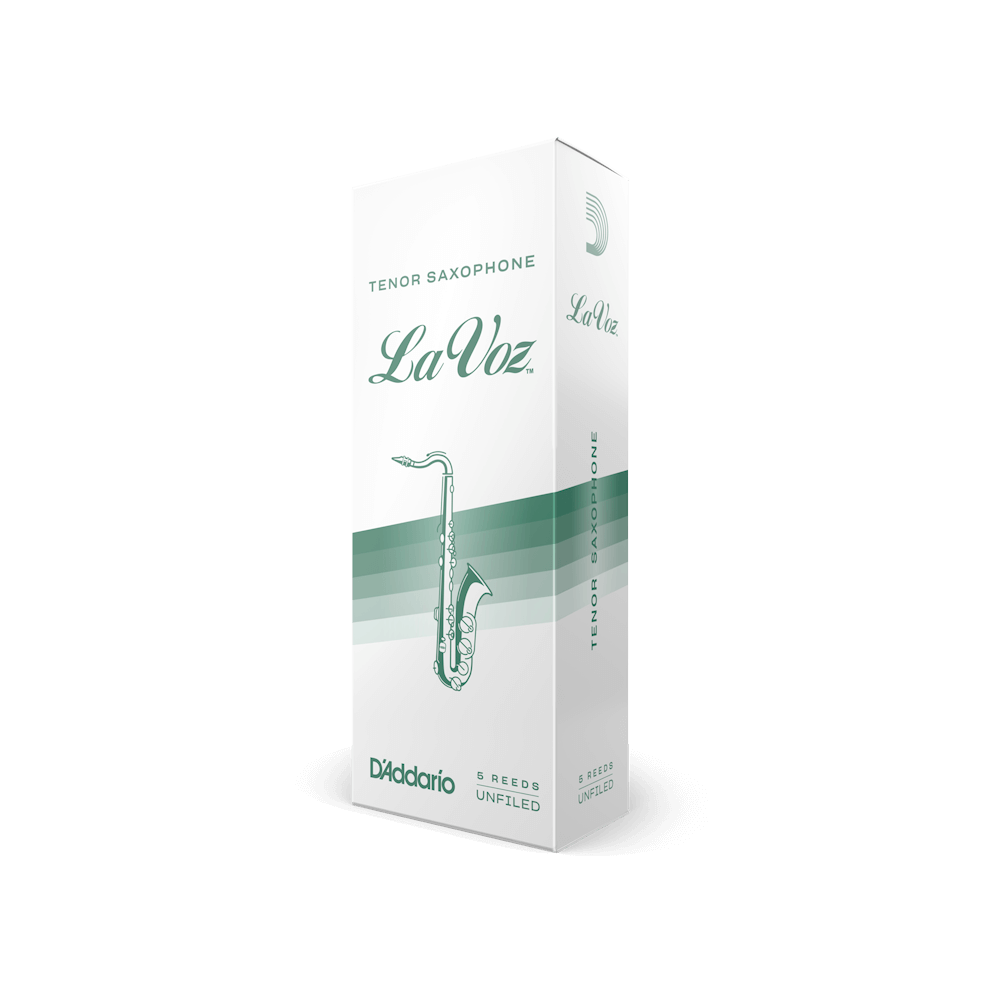 La Voz Tenor Saxophone Reeds, Soft, 5 Pack