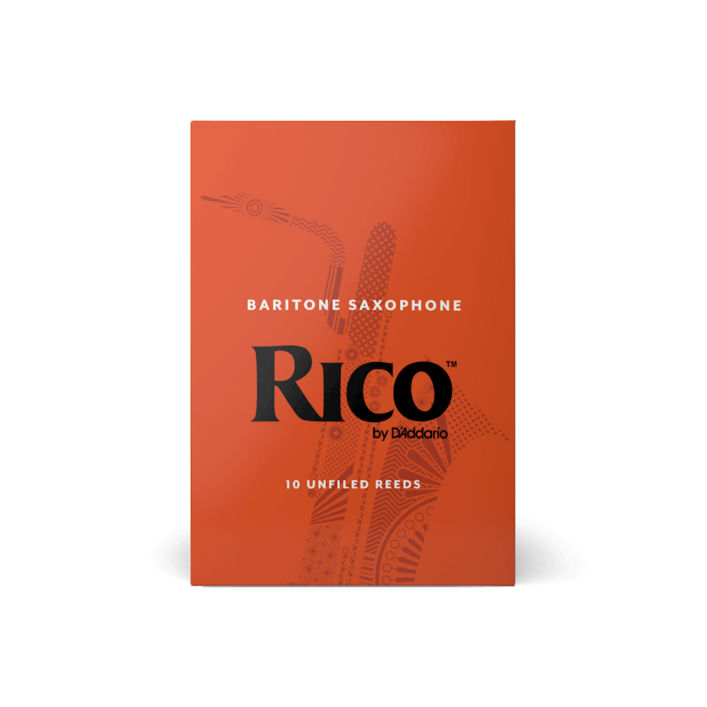 Rico by D'Addario Baritone Sax Reeds, Strength 2.5, 10-pack