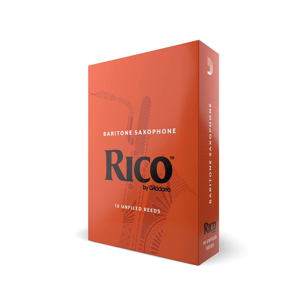 Rico by D'Addario Baritone Sax Reeds, Strength 3.5, 10-pack