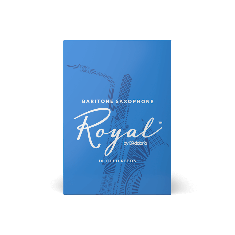 Royal by D'Addario Baritone Sax Reeds, Strength 1.5, 10-pack