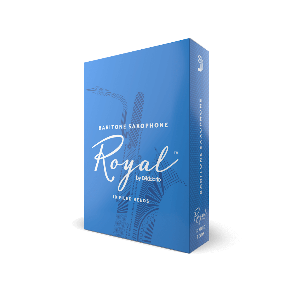 Royal by D'Addario Baritone Sax Reeds, Strength 3, 10-pack